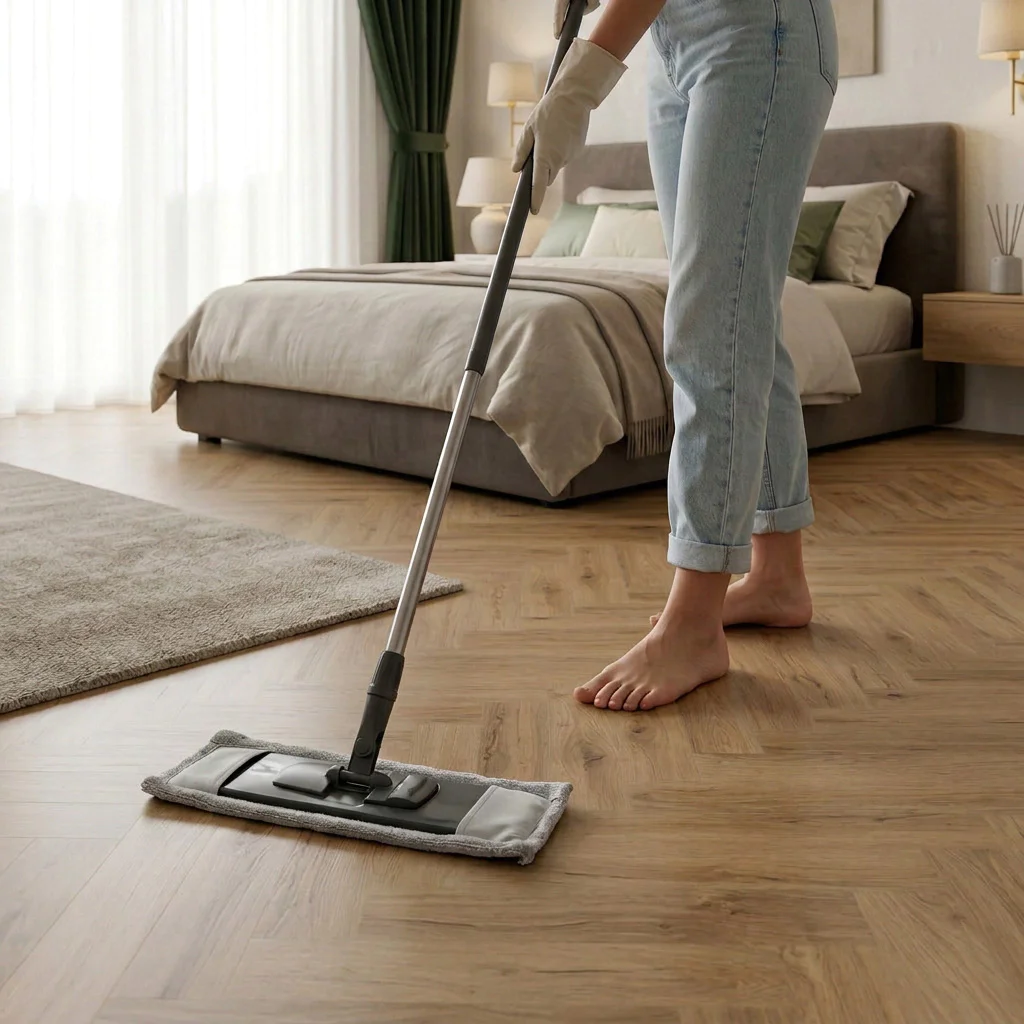 Panele winylowe SPC ze zintegrowanym podkładem Jodełka Essence Klasa 34 6 mm, PAN000361