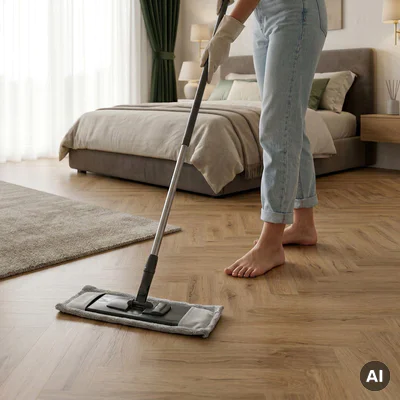 Panele winylowe SPC z podkładem Jodełka Essence Klasa 34 6 mm, PAN000361