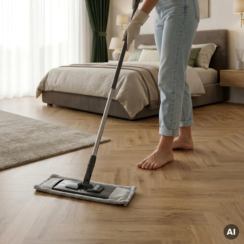 Panele winylowe SPC z podkładem Jodełka Essence Klasa 34 6