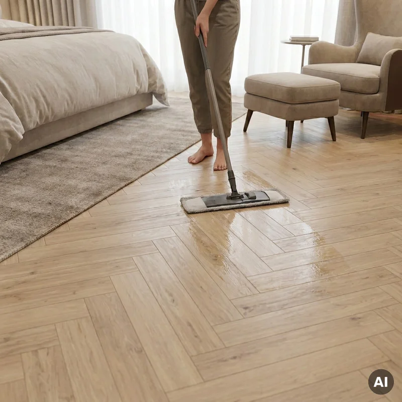 Panele winylowe SPC z podkładem Jodełka Serene Klasa 34 6