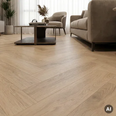 Panele winylowe SPC z podkładem Jodełka Serene Klasa 34 6 mm, PAN000349