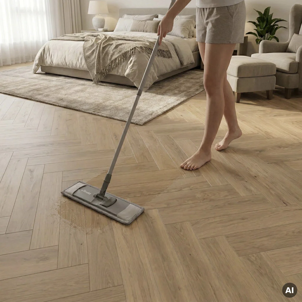 Panele winylowe SPC z podkładem Jodełka Poise Klasa 34 7 mm, PAN000379