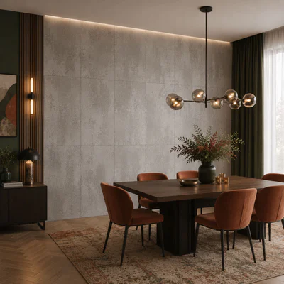 Panele ścienne Smoky Concrete, 6071455