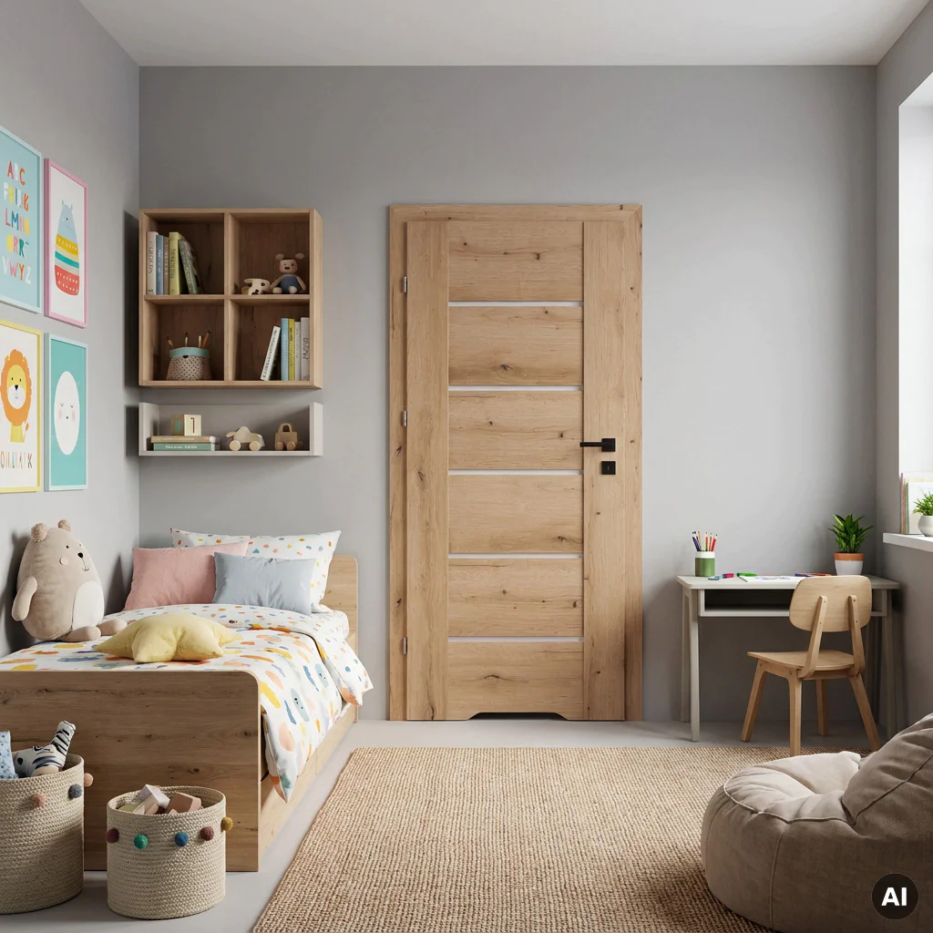 Drzwi Auri 0 przylgowe lewe 70 cm WC z podcięciem wentylacyjnym, 5901316119941