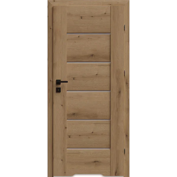 Drzwi Auri 0 przylgowe prawe 80 cm WC z podcięciem wentylac