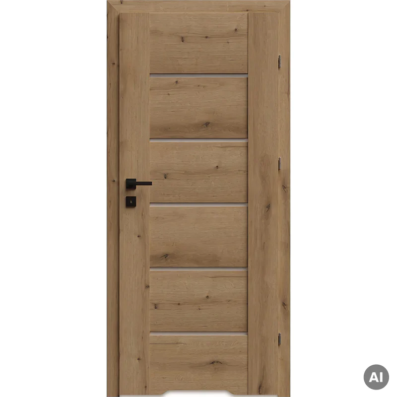 Drzwi Auri 0 przylgowe prawe 80 cm WC z podcięciem wentylac