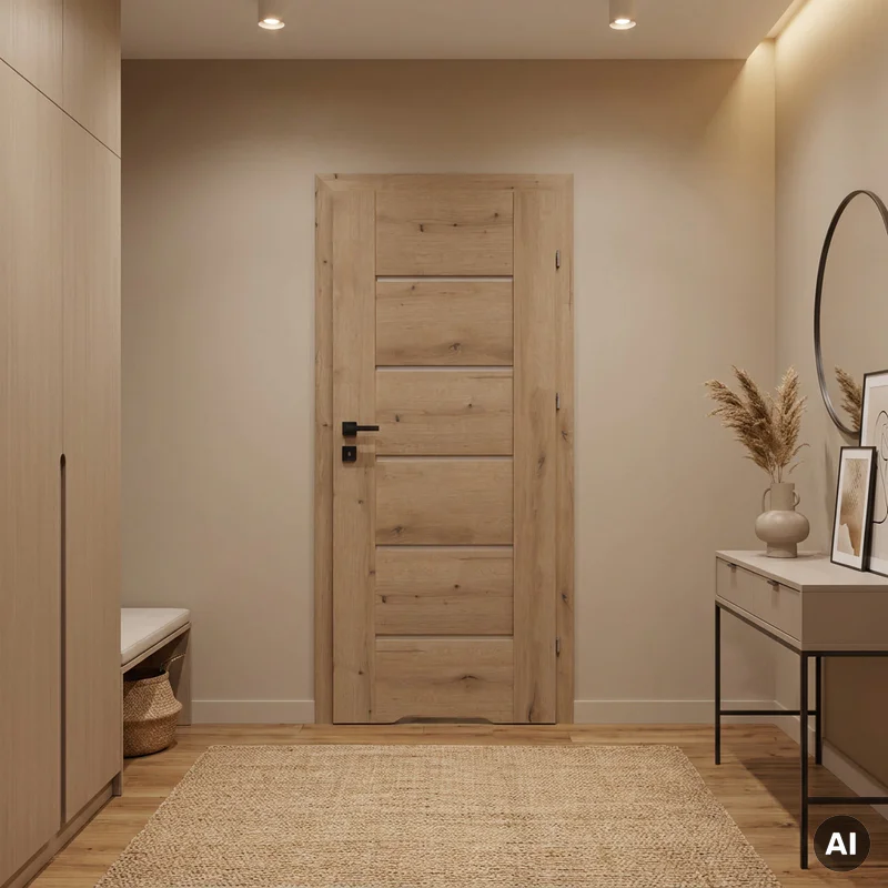 Drzwi Auri 0 przylgowe prawe 80 cm WC z podcięciem wentylac