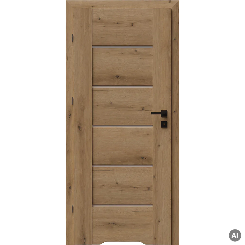 Drzwi Auri 0 przylgowe lewe 80 cm WC z podcięciem wentylacyjnym, 5901316119989