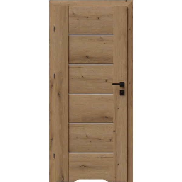 Drzwi Auri 0 przylgowe lewe 80 cm WC z podcięciem wentylacy