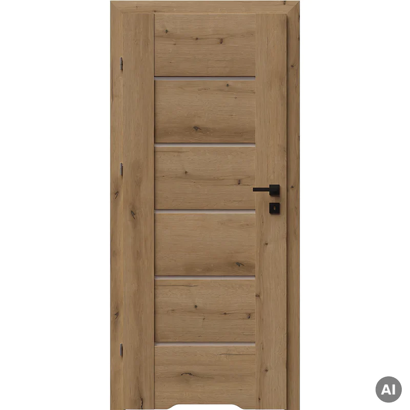 Drzwi Auri 0 przylgowe lewe 80 cm WC z podcięciem wentylacy