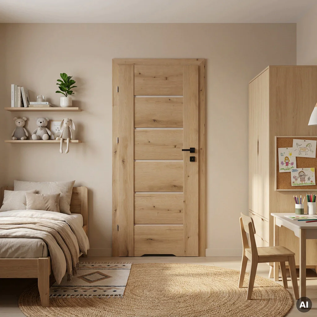 Drzwi Auri 0 przylgowe lewe 80 cm WC z podcięciem wentylacyjnym, 5901316119989