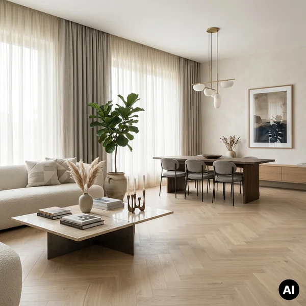 Podłoga drewniana Jodełka Jesion Kaszmir Lively 9.3 mm TAK