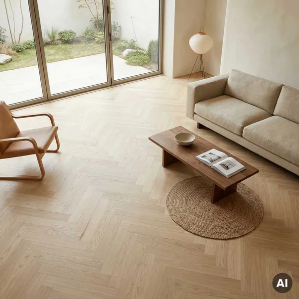 Podłoga drewniana Jodełka Jesion Kaszmir Lively 9.3 mm TAK