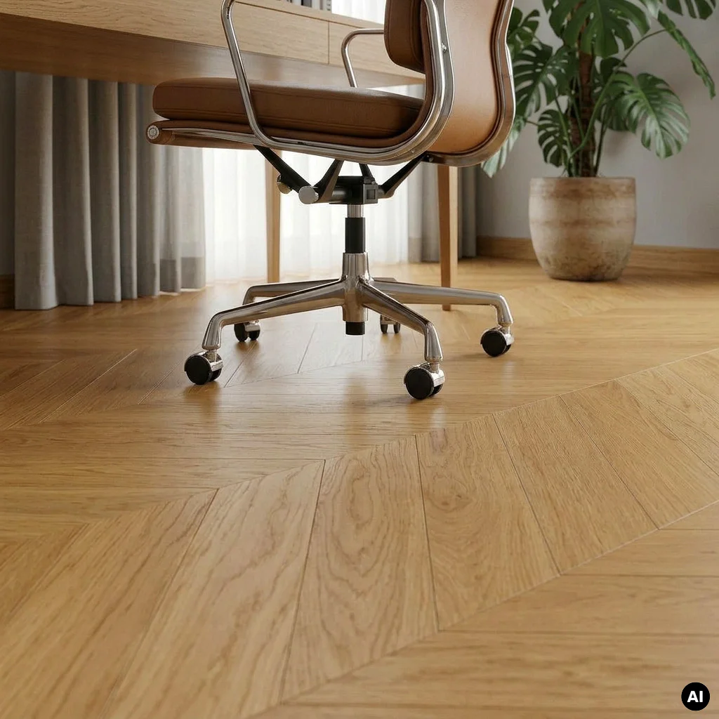 Podłoga drewniana Jodełka Dąb Naturalny 45° Calm 10.3 mm TAK, 79729