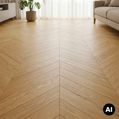 Podłoga drewniana Jodełka Dąb Naturalny 45° Calm 10.3 mm TAK, 79729