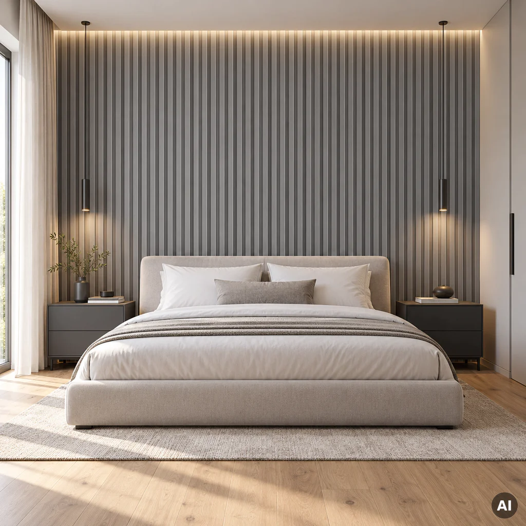 Panel lamelowy Brushed Steel M 160, 6075093