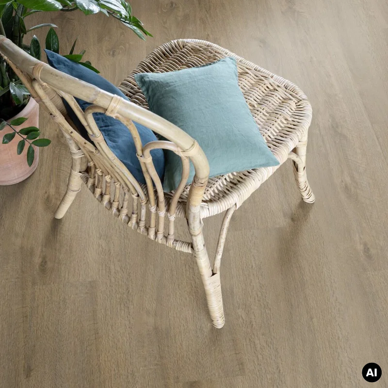 Panele winylowe Lumber Fauve 3.4 mm, 36681096 - 5