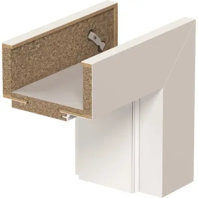 Ościeżnica regulowana SYSTEM ELEGANCE A 75-95 prawa 80 cm bezprzylgowa, OPAP0A0P08UBI0ANU80000