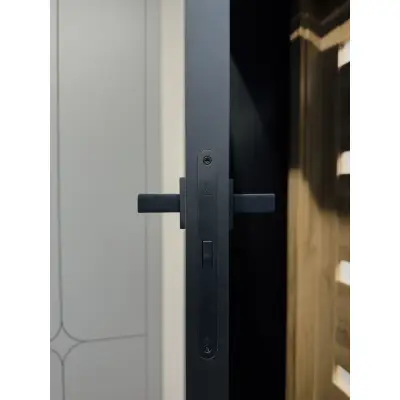 Zestaw Drzwi ukryte bezprzylgowe (otwierane na zewnątrz) WC + Ościeżnica ukryta Neo 80 cm Lewe plaster miodu, 100145908, 100140664