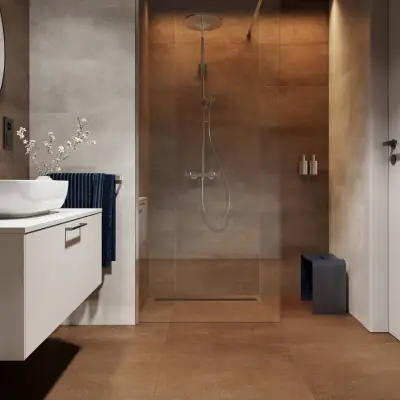 Panele winylowe SPC Rust 60x60 Miedziany Matowy Klasa 33 6 mm, 6074900