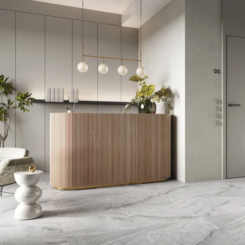 Panele winylowe SPC Ash Grey 60x60 Matowy 6074902 Klasa 33 6