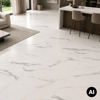 Panele winylowe SPC Calacatta White 60x60 6074903 Klasa 33 6 mm