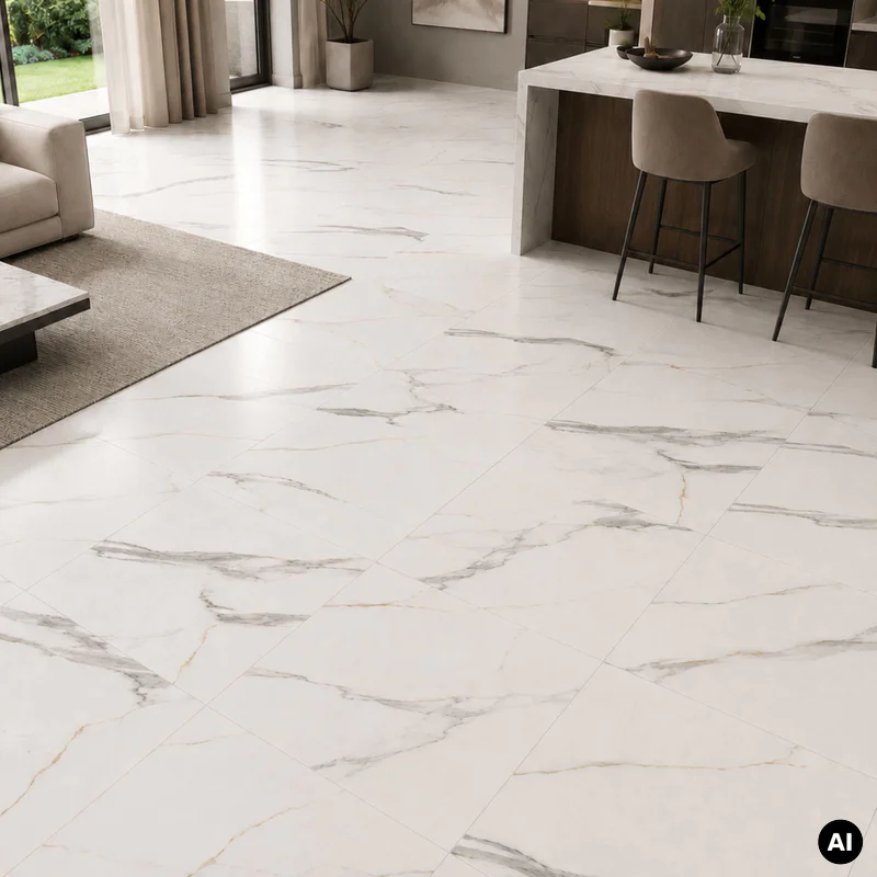 Panele winylowe SPC Calacatta White 60x60 6074903 Klasa 33 6