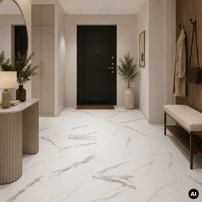 Panele winylowe SPC Calacatta White 60x60 6074903 Klasa 33 6