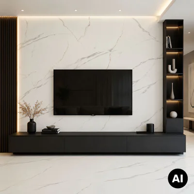 Panele winylowe SPC Calacatta White 60x60 6074903 Klasa 33 6 mm