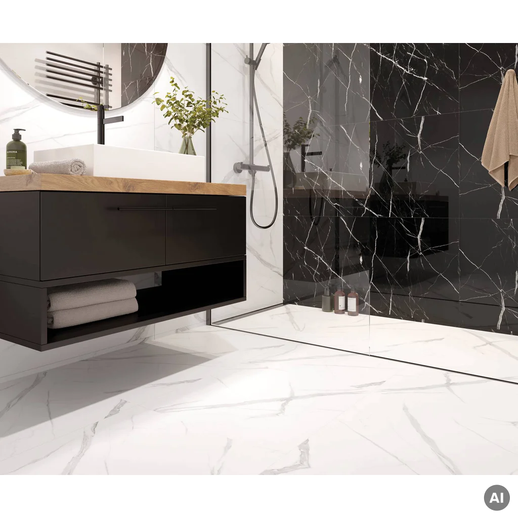 Panele winylowe SPC Calacatta White 6 mm Klasa 33, 6074903