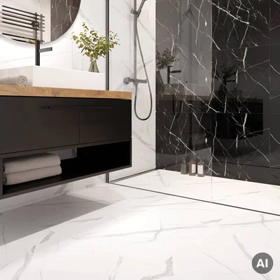 Panele winylowe SPC Calacatta White 6 mm Klasa 33, 6074903