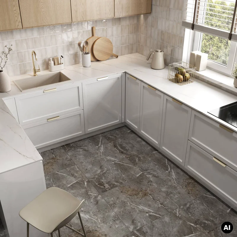 Panele winylowe SPC Marble Skin 60x60 6074906 Klasa 33 6 mm