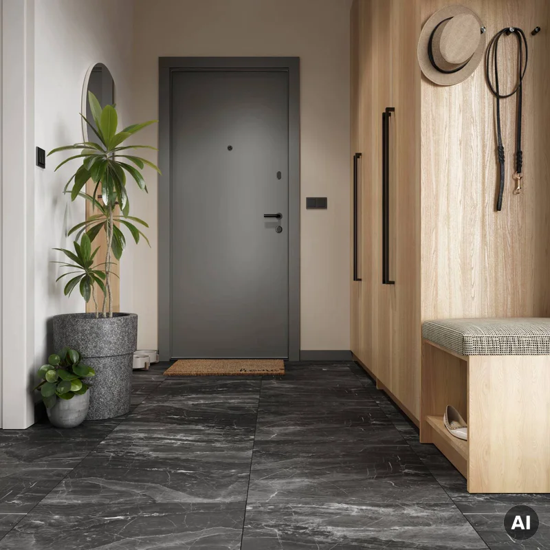 Panele winylowe SPC Dark Stone 60x60 6074907 Klasa 33 6 mm -