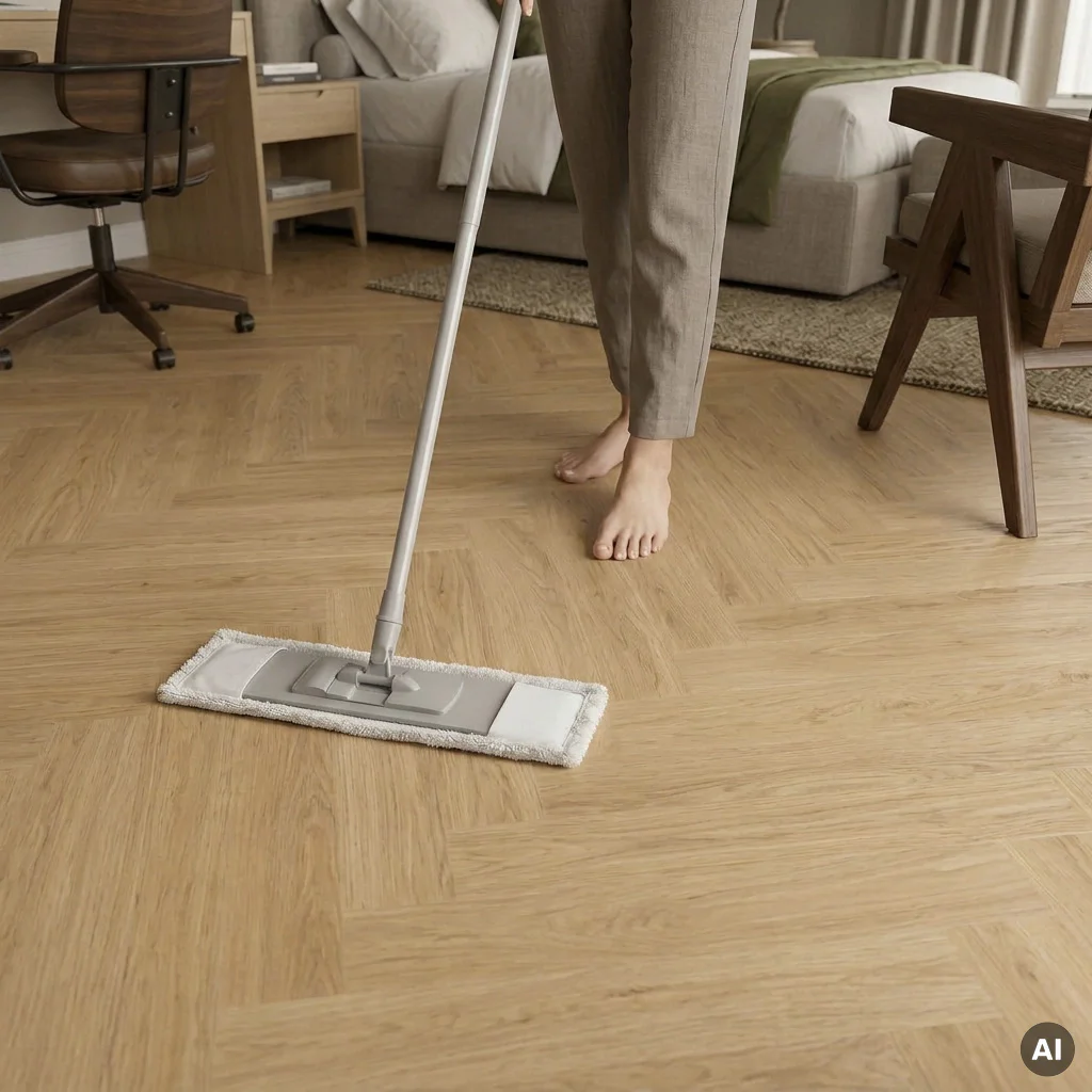 Panele winylowe SPC Jodełka Toffee 5 mm Klasa 33, DOU HB 620-IB