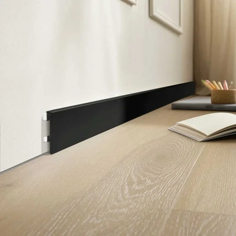 Listwa przypodłogowa FORTINO 80 Czarna, 5905167894767 - 3