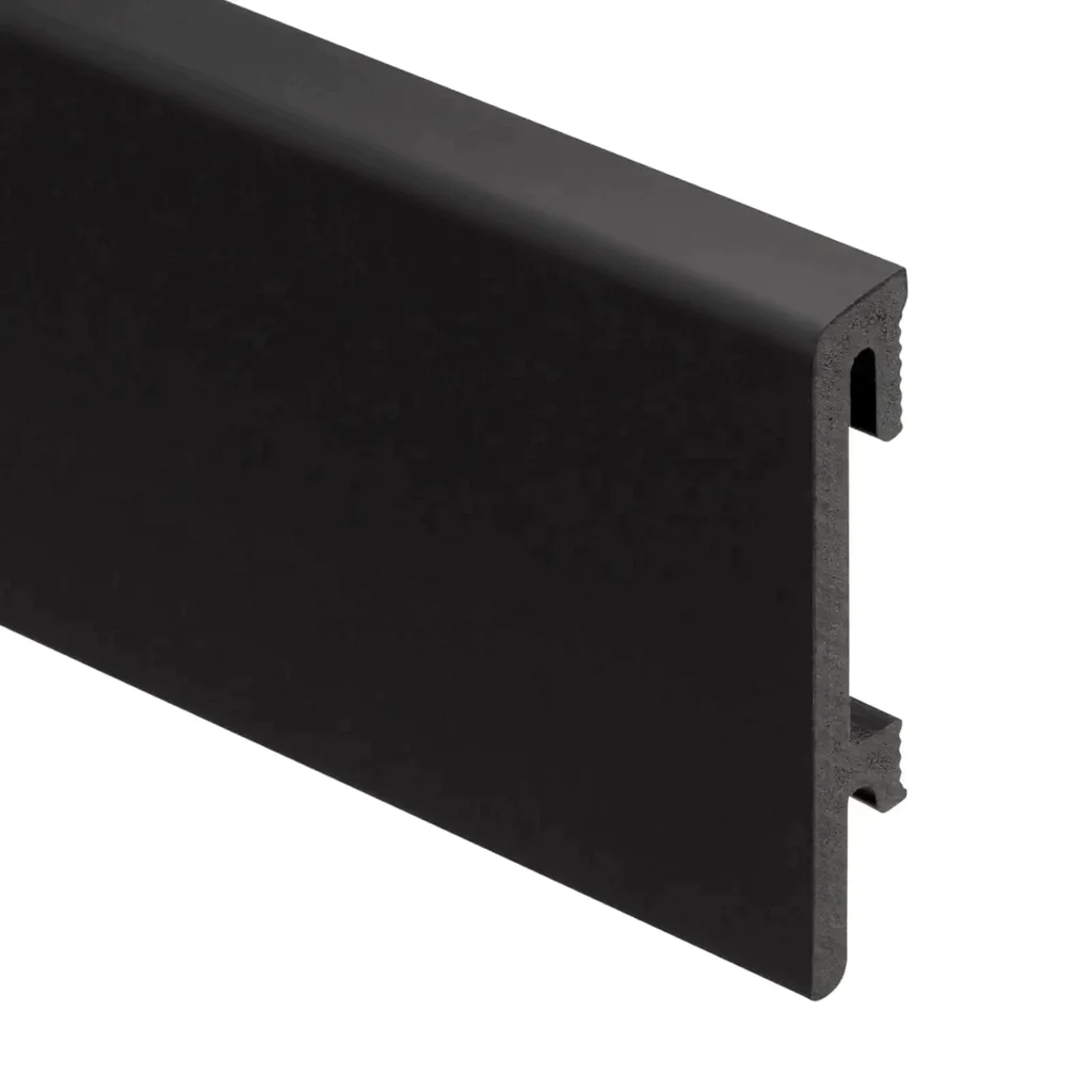 Listwa przypodłogowa PS Bravo 80 mm Czarna folia, BR81F3