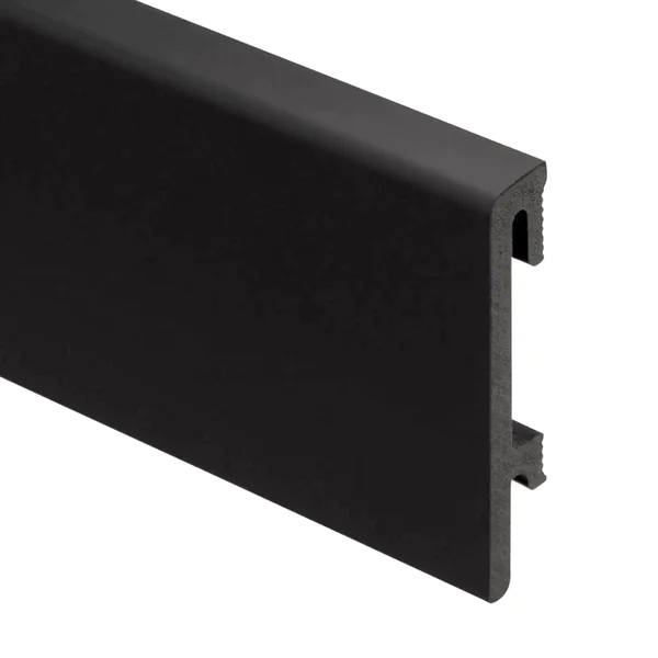 Listwa przypodłogowa PS Bravo 80 mm Czarna folia, BR81F3 - 