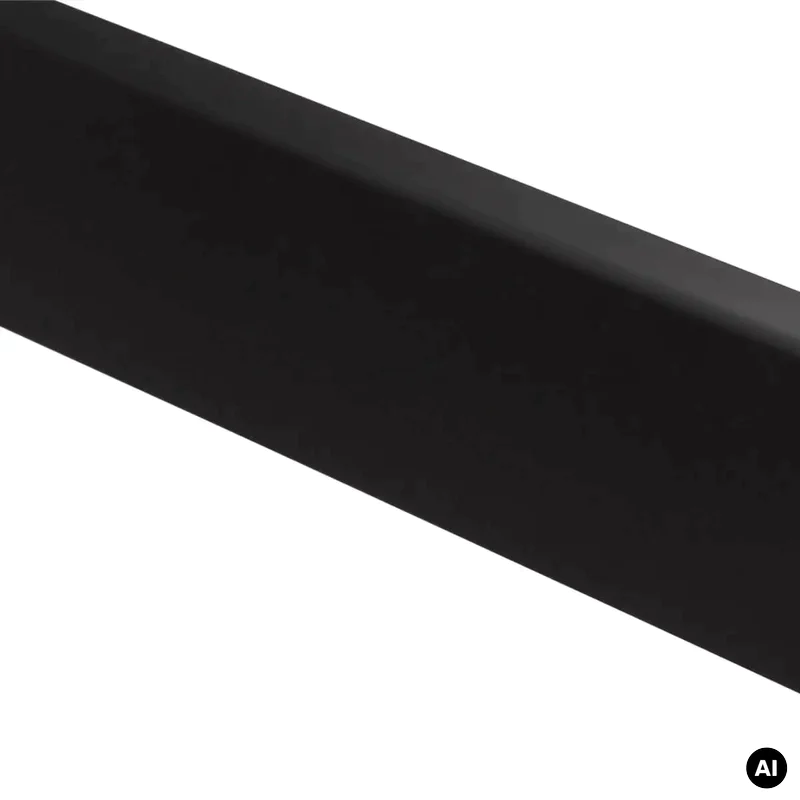 Listwa przypodłogowa PS Bravo 80 mm Czarna folia, BR81F3