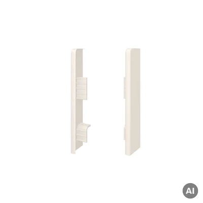Zaślepki do listew Espumo 208 Light off-white komplet Lewa i Prawa, 3032737
