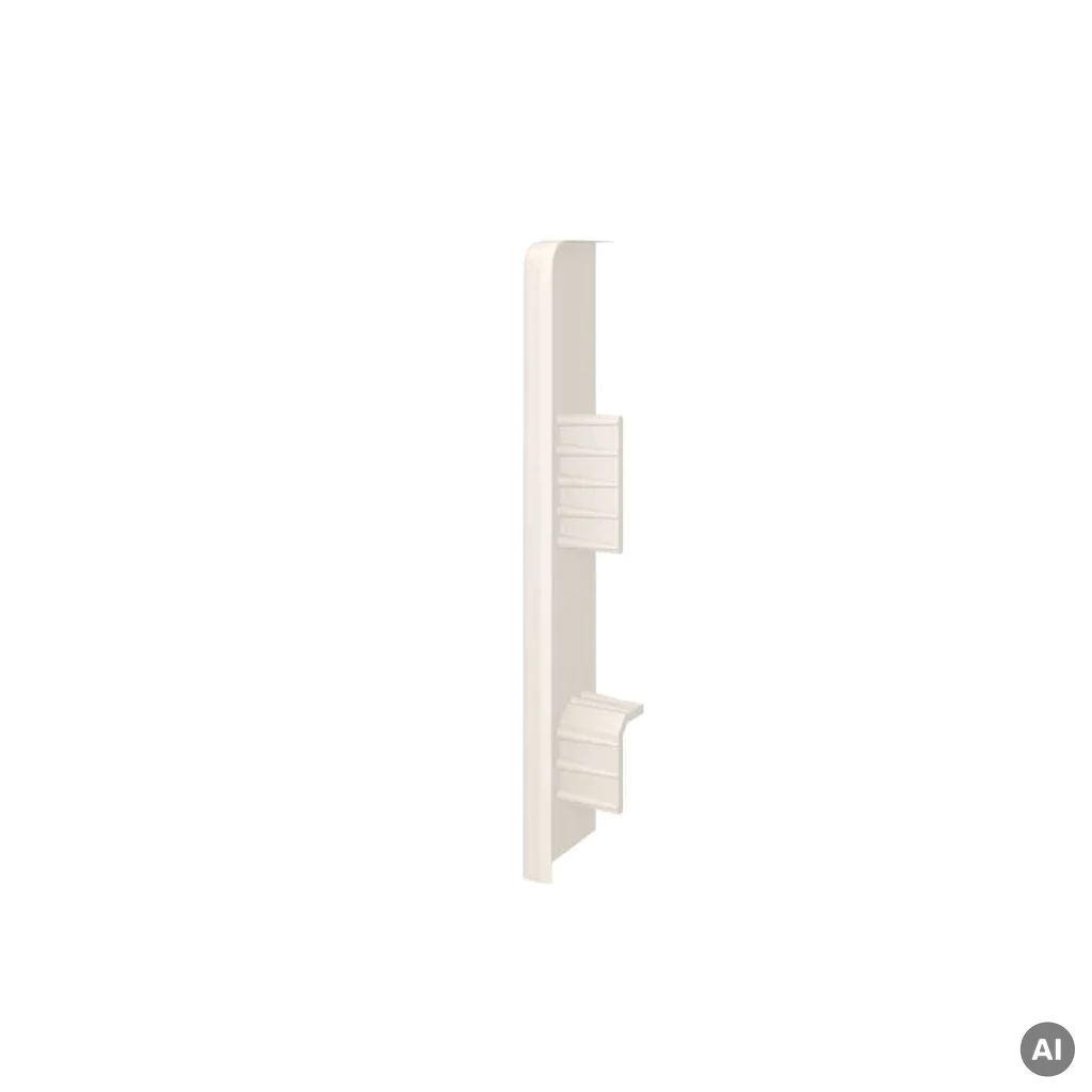 Zaślepki do listew Espumo 208 Light off-white komplet Lewa i Prawa, 3032737