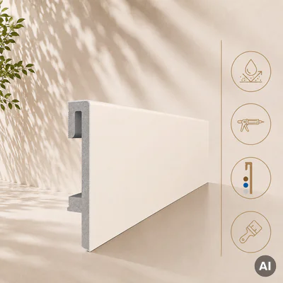 Listwa przypodłogowa Espumo 208 Light off-white, 3032733