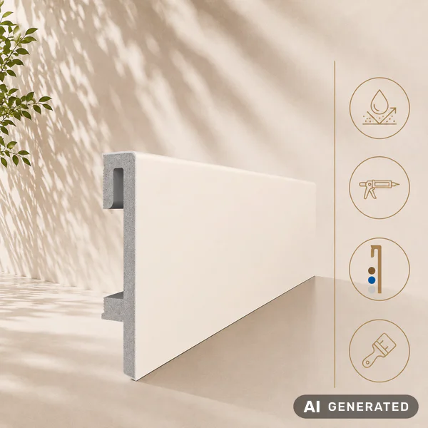 Listwa przypodłogowa Espumo 208 Light off-white, 3032733