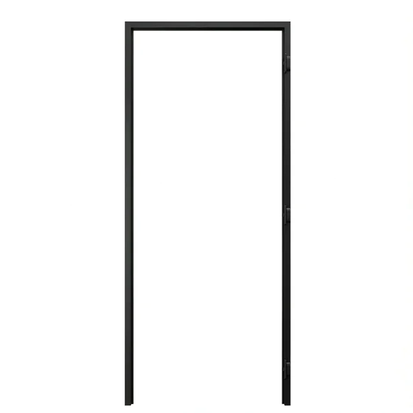 Ościeżnica Czarna do drzwi ukrytych Porta Hide Bezprzylgow
