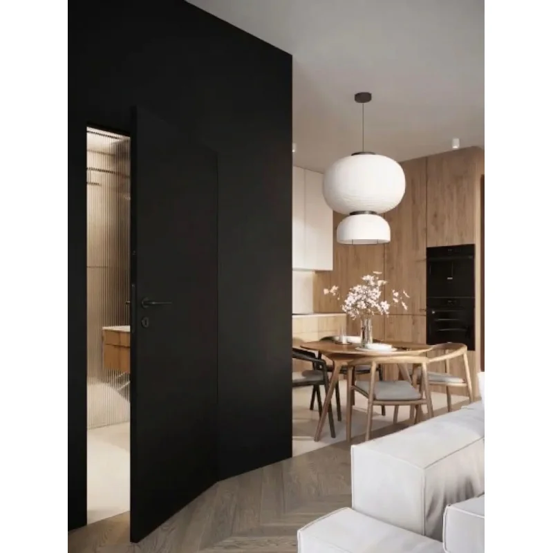 Ościeżnica Czarna do drzwi ukrytych Porta Hide Bezprzylgow