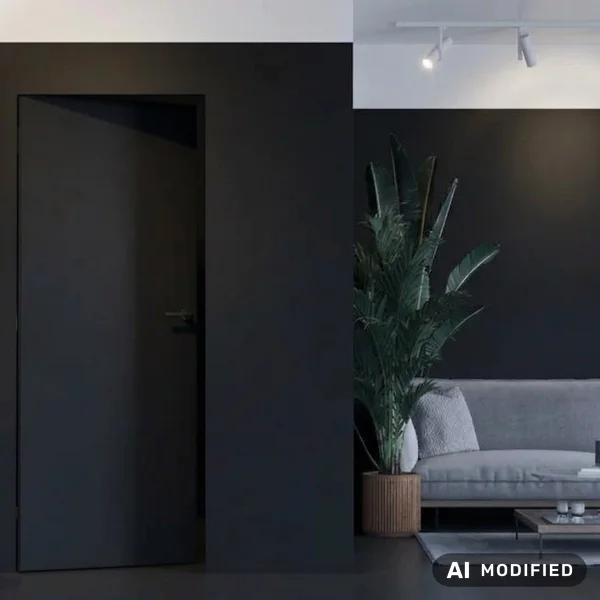 Ościeżnica Czarna do drzwi ukrytych Porta Hide Odwrotna Pr