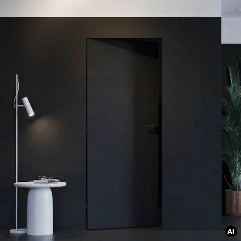 Ościeżnica Czarna do drzwi ukrytych Porta Hide Odwrotna Pr