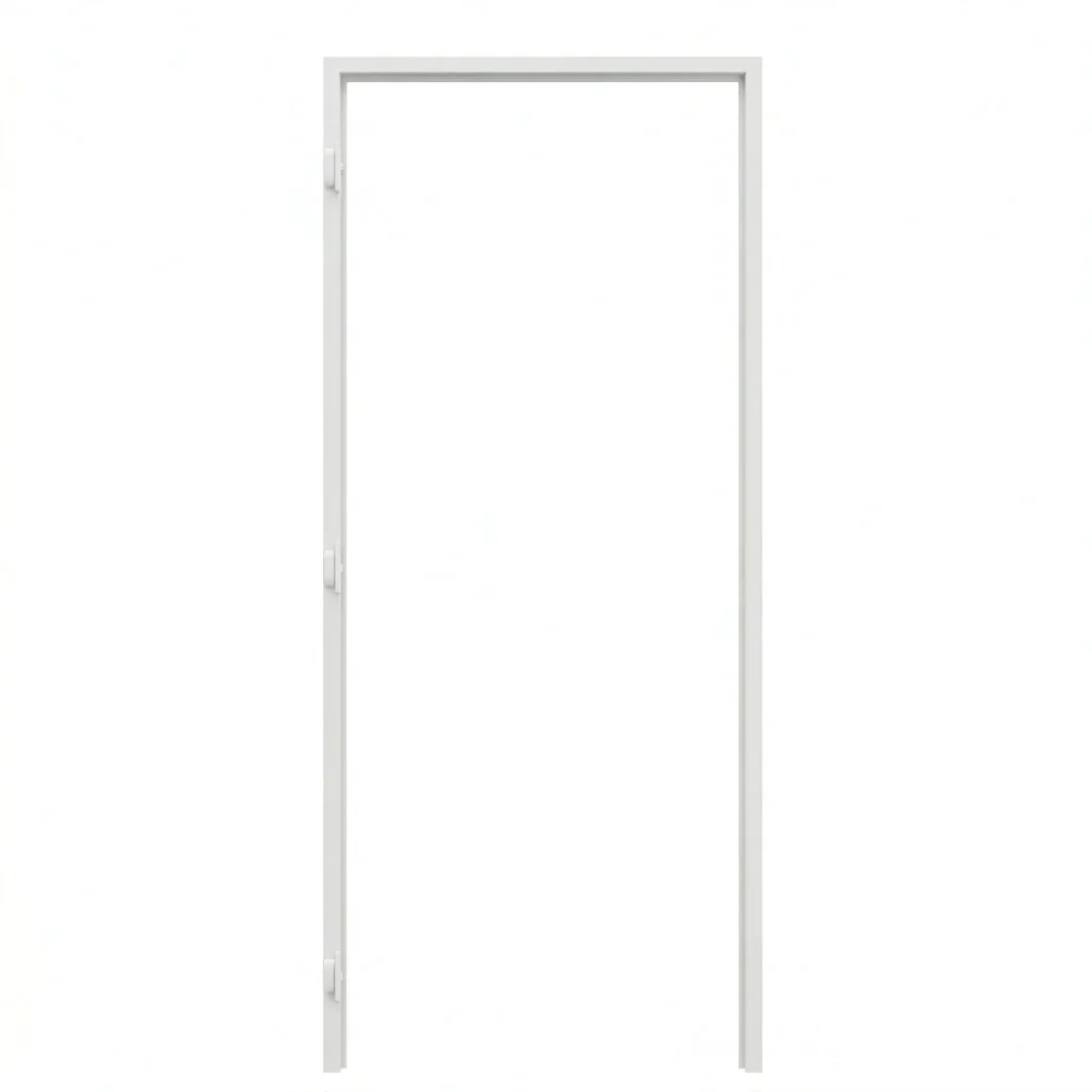 Ościeżnica Biała do drzwi ukrytych Porta Hide Odwrotna przylga (otwierane do wewnątrz) Lewa 80cm, OPP100LL08LBM0BN300000