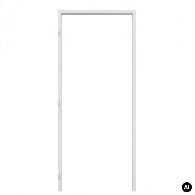 Ościeżnica Biała do drzwi ukrytych Porta Hide Odwrotna pr