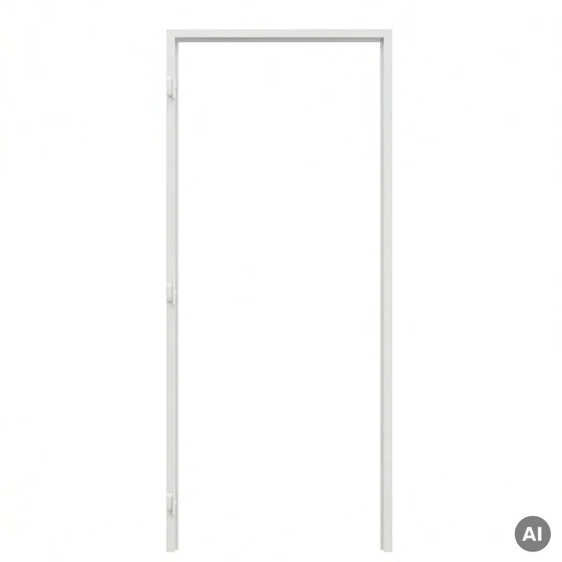 Ościeżnica Biała do drzwi ukrytych Porta Hide Odwrotna pr