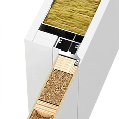 Ościeżnica Biała do drzwi ukrytych Porta Hide Odwrotna przylga (otwierane do wewnątrz) Lewa 80cm, OPP100LL08LBM0BN300000